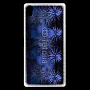 Coque Sony Xperia Z5 Premium Feu d'artifice bleu