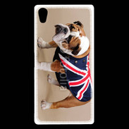 Coque Sony Xperia Z5 Premium Bulldog anglais en tenue