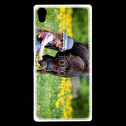 Coque Sony Xperia Z5 Premium Enfant et cheval