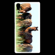 Coque Sony Xperia Z5 Premium Groupe de chevaux