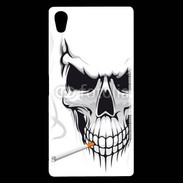 Coque Sony Xperia Z5 Premium Tête de mort fumeur