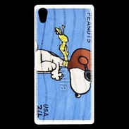 Coque Sony Xperia Z5 Premium Snoopy timbre poste