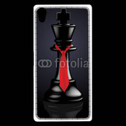 Coque Sony Xperia Z5 Premium Pièce d'échec avec cravatte