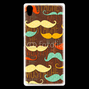 Coque Sony Xperia Z5 Premium Fond en moustache