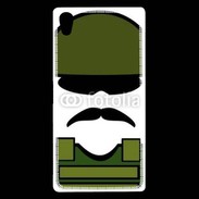 Coque Sony Xperia Z5 Premium Moustache militaire