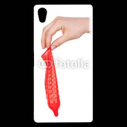Coque Sony Xperia Z5 Premium préservatif rouge