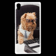 Coque Sony Xperia Z5 Premium Chien informaticien