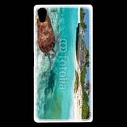 Coque Sony Xperia Z5 Premium Belle plage avec tortue