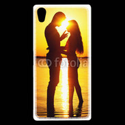 Coque Sony Xperia Z5 Premium Couple sur la plage