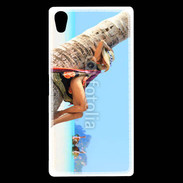 Coque Sony Xperia Z5 Premium Sieste contre un palmier sur la plage