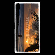 Coque Sony Xperia Z5 Premium Couple romantique sur la plage