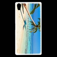 Coque Sony Xperia Z5 Premium Palmier sur la plage tropicale