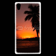 Coque Sony Xperia Z5 Premium Cocotier au soleil couchant