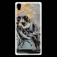 Coque Sony Xperia Z5 Premium Kiss graffiti