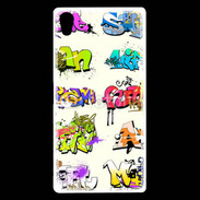 Coque Sony Xperia Z5 Premium Graffiti wall vector urban art