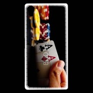 Coque Sony Xperia Z5 Premium Poker paire d'as
