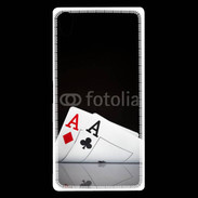 Coque Sony Xperia Z5 Premium Paire d'As au poker 85