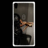 Coque Sony Xperia Z5 Premium Femme sexy moto 3