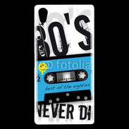 Coque Sony Xperia Z5 Premium Cassette audio Années 80
