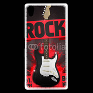 Coque Sony Xperia Z5 Premium Festival de rock rouge