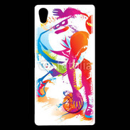 Coque Sony Xperia Z5 Premium Joueur de basket en dessin