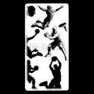 Coque Sony Xperia Z5 Premium Silhouette de basketeur