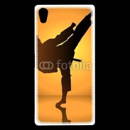 Coque Sony Xperia Z5 Premium Silhouette de karatéka