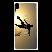 Coque Sony Xperia Z5 Premium beach soccer couché du soleil