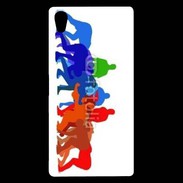 Coque Sony Xperia Z5 Premium Illustration mêlée de rugby