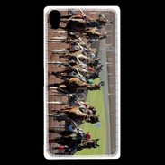 Coque Sony Xperia Z5 Premium Arrivée de course de trot en sulky