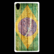 Coque Sony Xperia Z5 Premium Drapeau Brésil Grunge 510