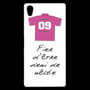 Coque Sony Xperia Z5 Premium Demi de mêlée Bonus offensif-défensif Blanc