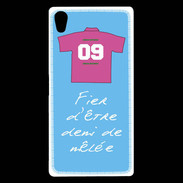Coque Sony Xperia Z5 Premium Demi de mêlée Bonus offensif-défensif Bleu
