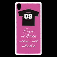Coque Sony Xperia Z5 Premium Demi de mêlée Bonus offensif-défensif Rose 2