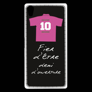 Coque Sony Xperia Z5 Premium Demi d'ouverture Bonus offensif-défensif Noir