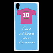 Coque Sony Xperia Z5 Premium Demi d'ouverture Bonus offensif-défensif Bleu