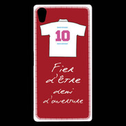 Coque Sony Xperia Z5 Premium Demi d'ouverture Bonus offensif-défensif Rouge