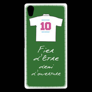 Coque Sony Xperia Z5 Premium Demi d'ouverture Bonus offensif-défensif Vert