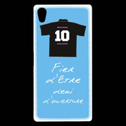 Coque Sony Xperia Z5 Premium Demi d'ouverture Bonus offensif-défensif Bleu 2