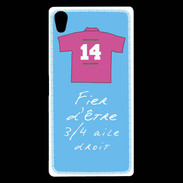 Coque Sony Xperia Z5 Premium 3/4 aile droit Bonus offensif-défensif Bleu