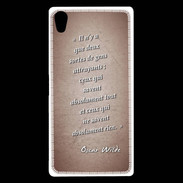 Coque Sony Xperia Z5 Premium Gens attrayants Rouge Citation Oscar Wilde