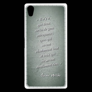 Coque Sony Xperia Z5 Premium Gens attrayants Vert Citation Oscar Wilde