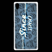 Coque Sony Xperia Z5 Premium Since crane bleu 1960