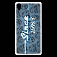 Coque Sony Xperia Z5 Premium Since crane bleu 1983