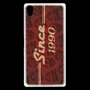 Coque Sony Xperia Z5 Premium Since crane rouge 1990