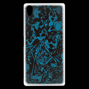 Coque Sony Xperia Z5 Premium Skull and bones Bleu