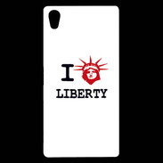Coque Sony Xperia Z5 Premium I love Liberty