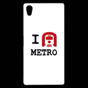 Coque Sony Xperia Z5 Premium I love Metro