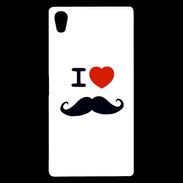 Coque Sony Xperia Z5 Premium I love Moustache