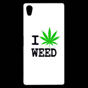 Coque Sony Xperia Z5 Premium I love Weed